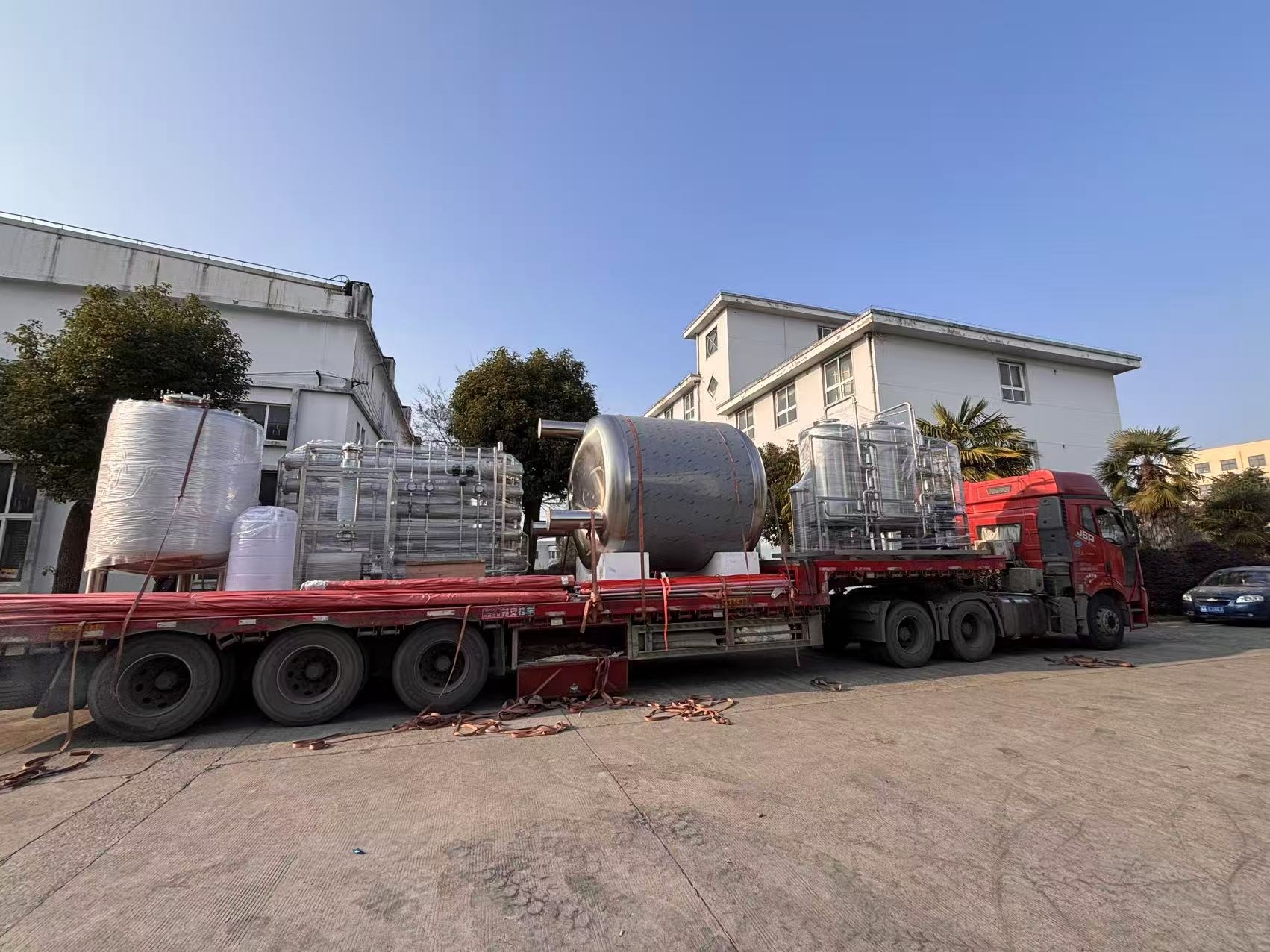 纯化水设备发货中