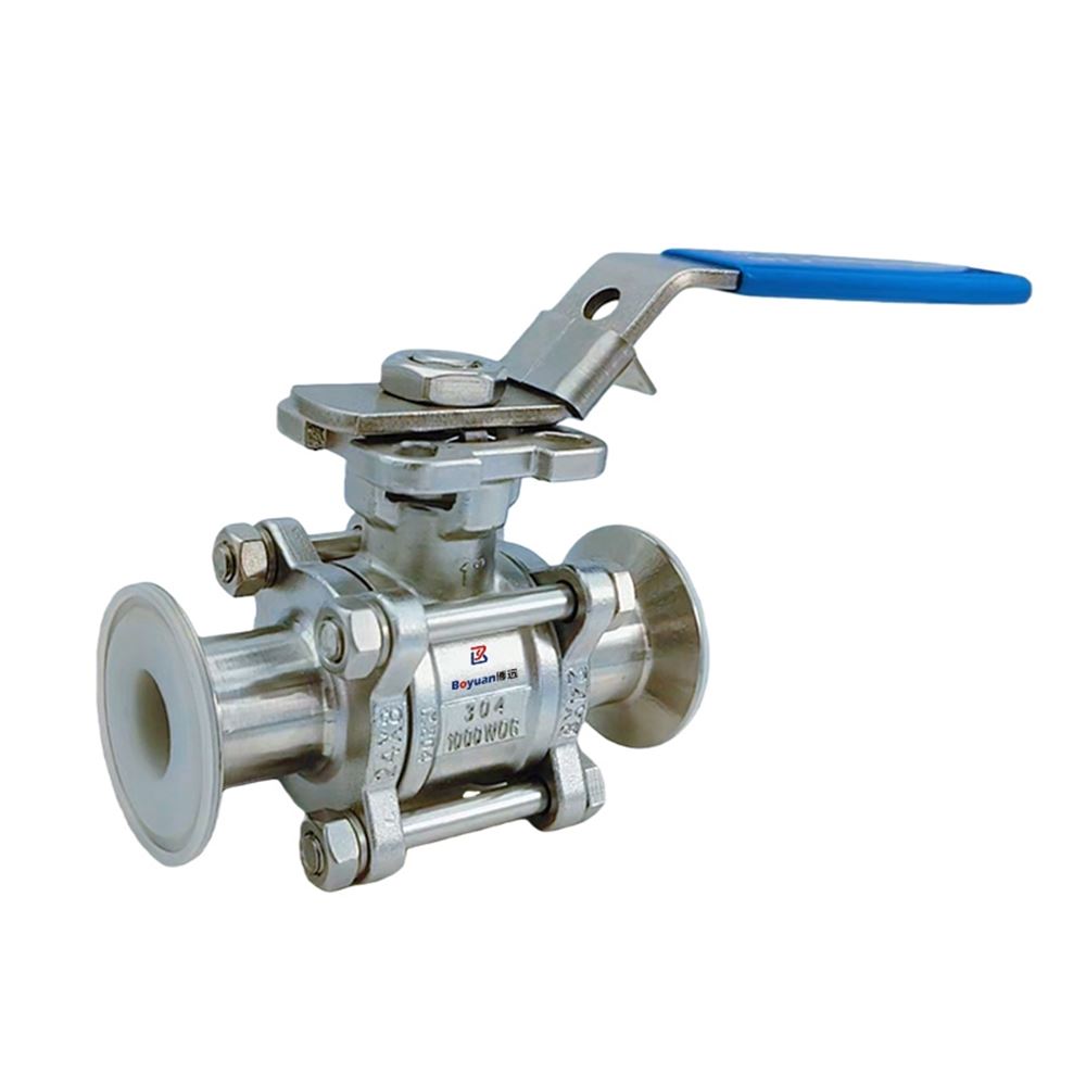 襯氟三片式快裝球閥