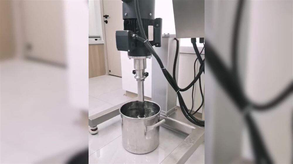 中式高剪切分散乳化機 電動升降中試均質機