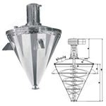 錐形螺帶螺桿式混合機
